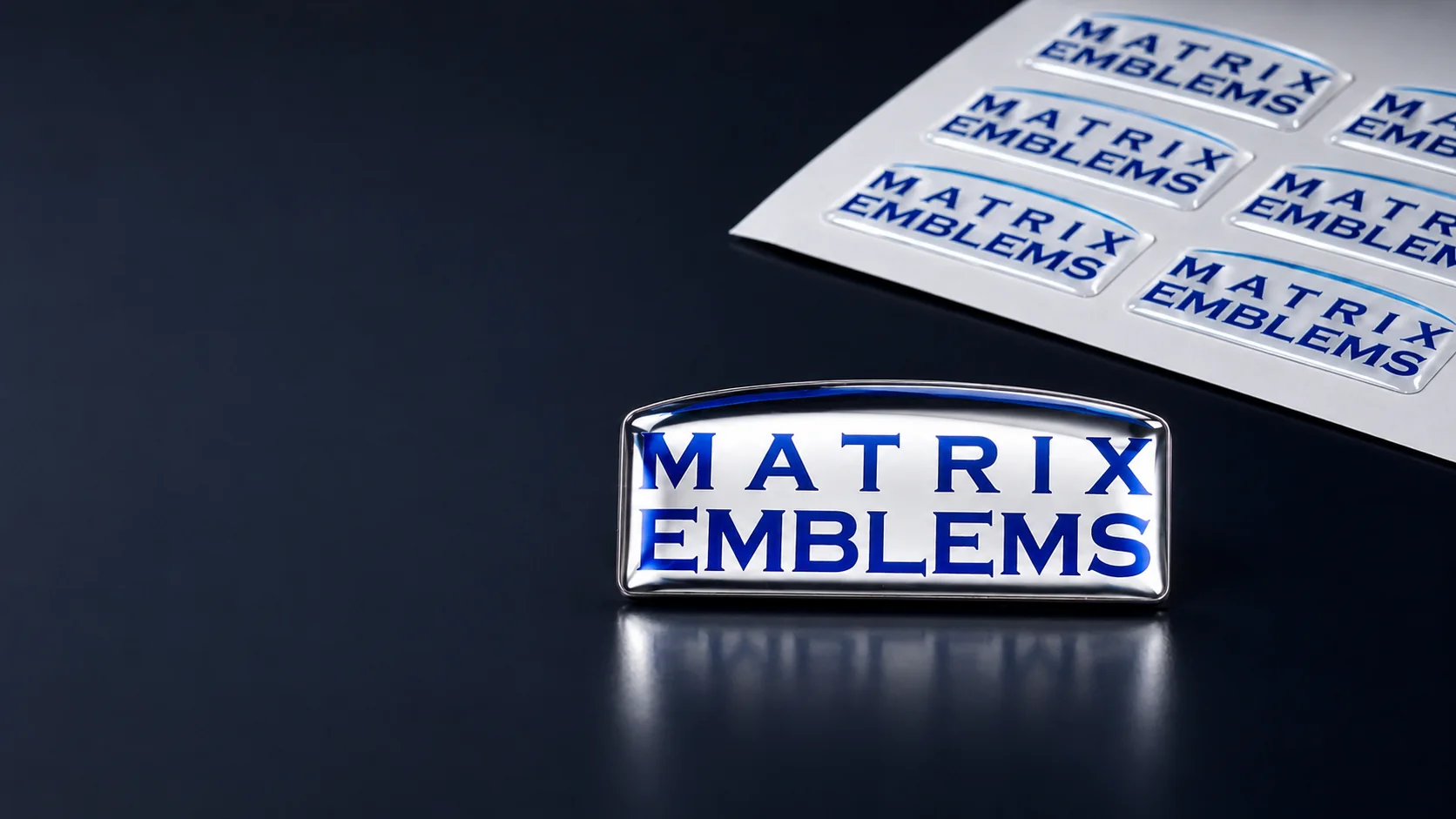 Αυτοκόλλητα σήματα Doming MATRIX EMBLEMS