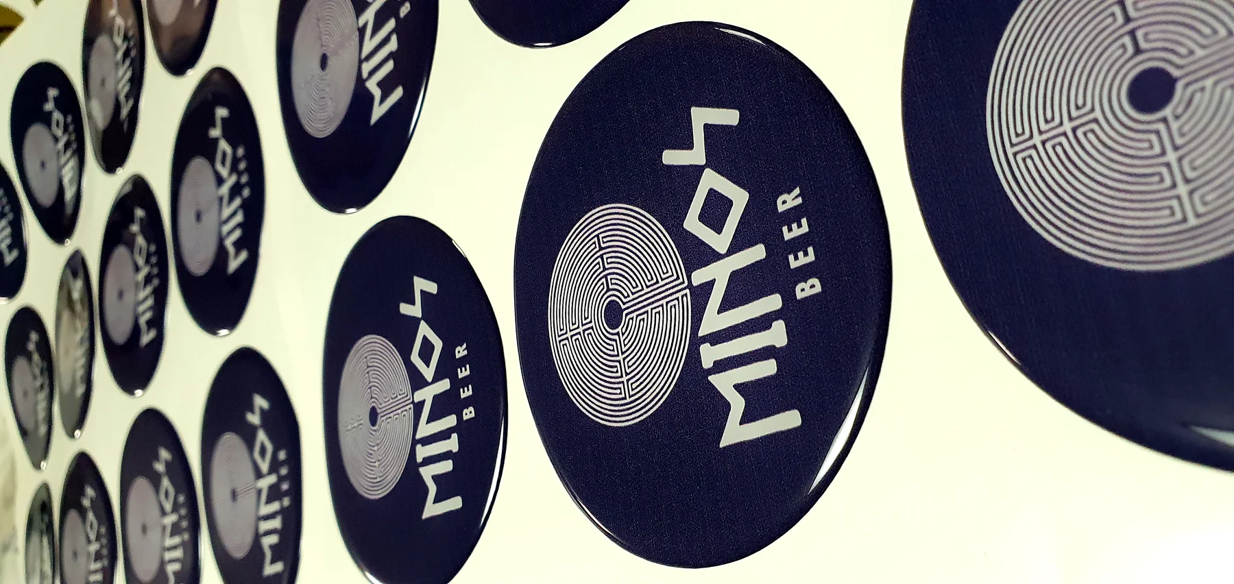 Για Κρουνούς Μπύρας Doming Labels
